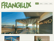 Tablet Screenshot of frangilux.com
